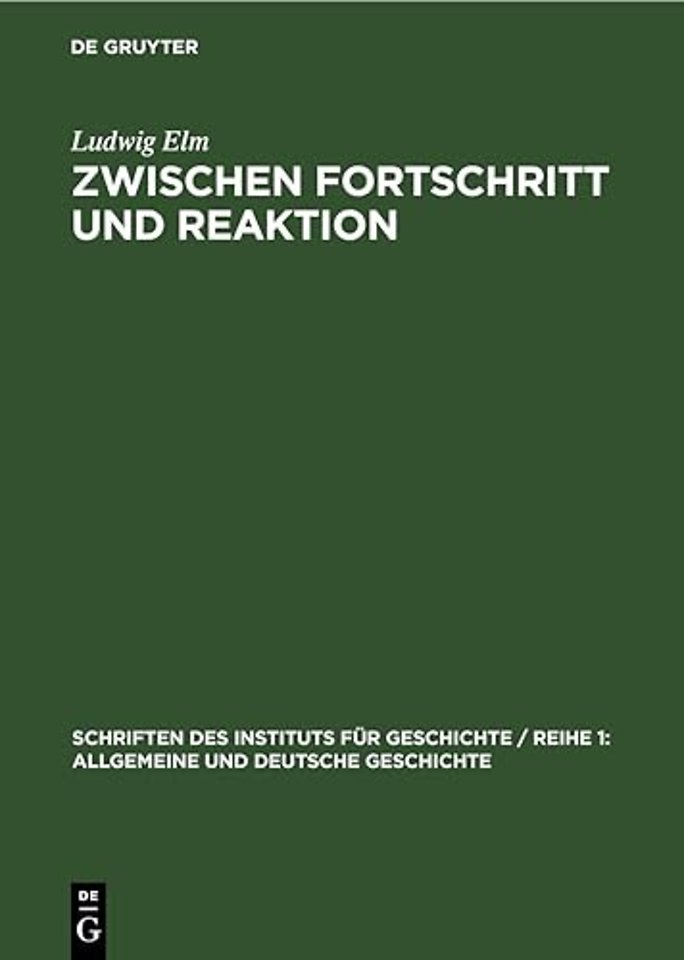 Zwischen Fortschritt Und Reaktion