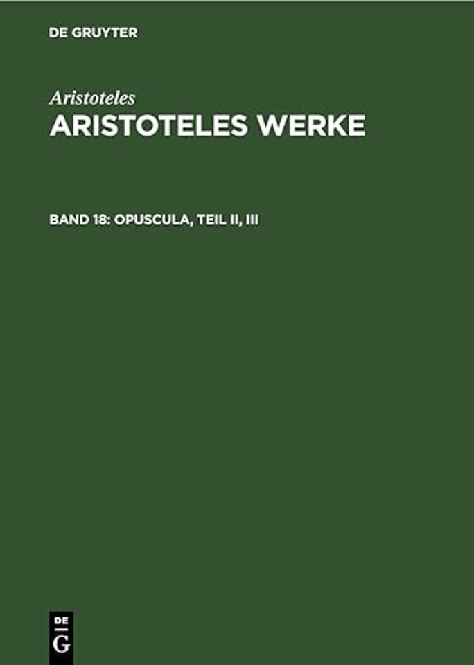 Opuscula, Teil II, III – Mirabilia. De Audibilibus