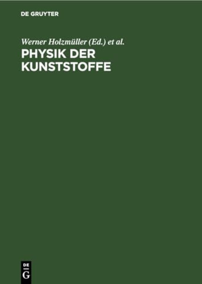 Physik Der Kunststoffe