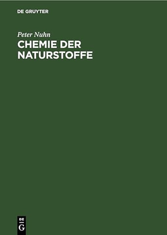 Chemie Der Naturstoffe