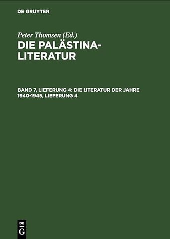 Die Literatur der Jahre 1940–1945, Lieferung 4