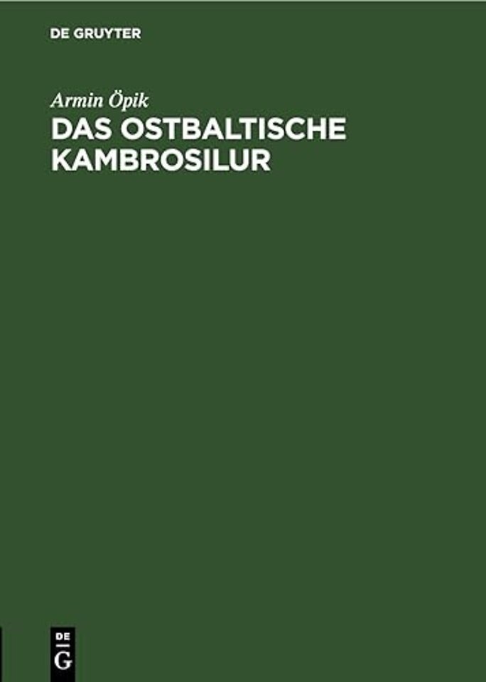 Das Ostbaltische Kambrosilur