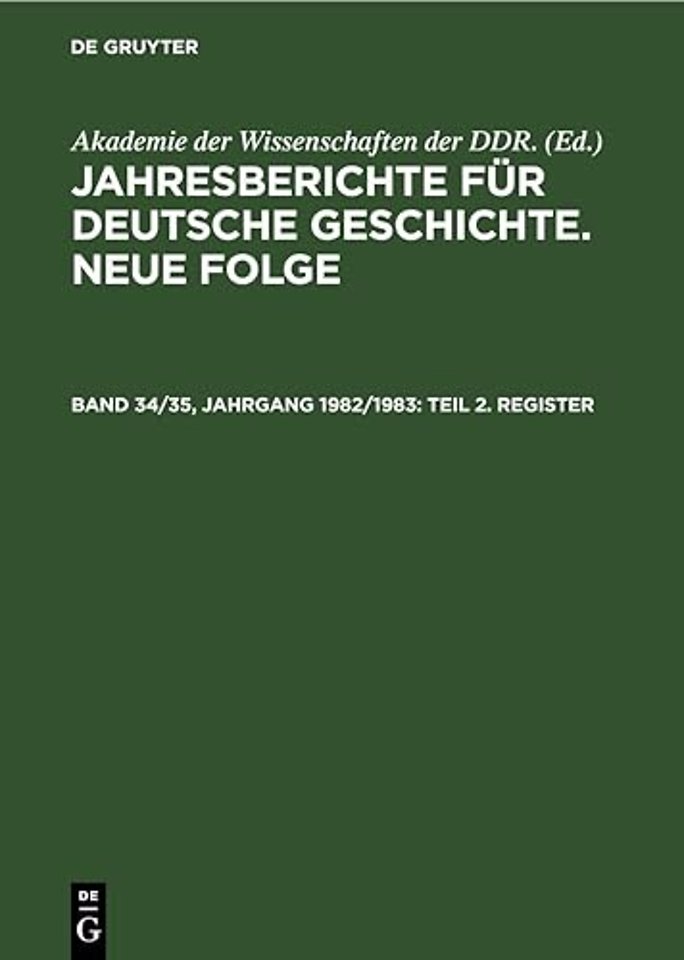 Teil 2. Register