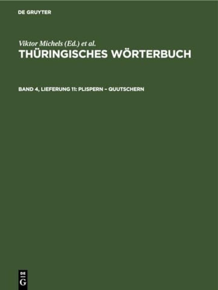 Plispern – quutschern