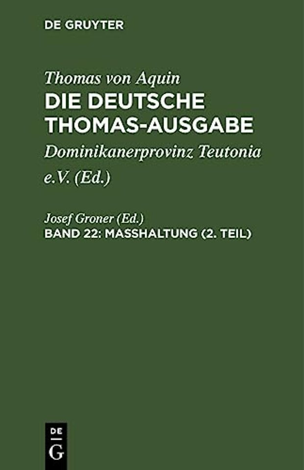 Masshaltung (2. Teil)