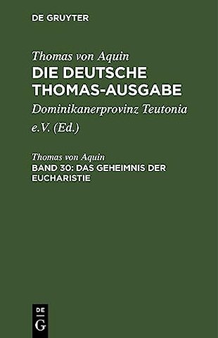 Das Geheimnis der Eucharistie – III: 73–83