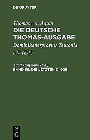 Die Letzten Dinge – Supplement, 87–99