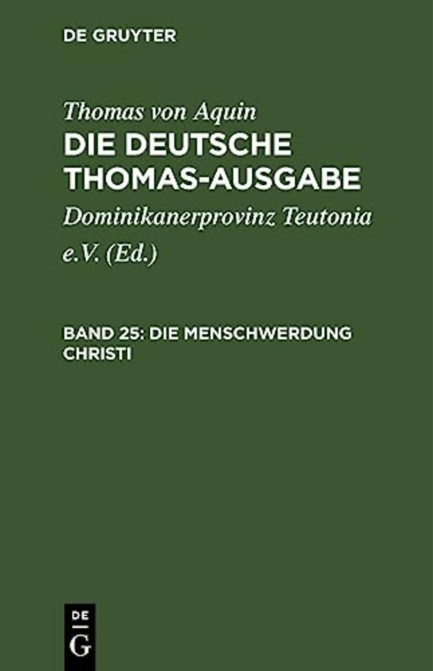 Die Menschwerdung Christi – III: 1–15