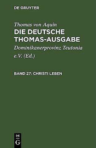 Christi Leben – III: 35–45