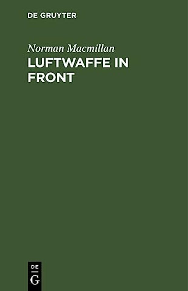 Luftwaffe in Front – Luftstrategie englisch gesehen