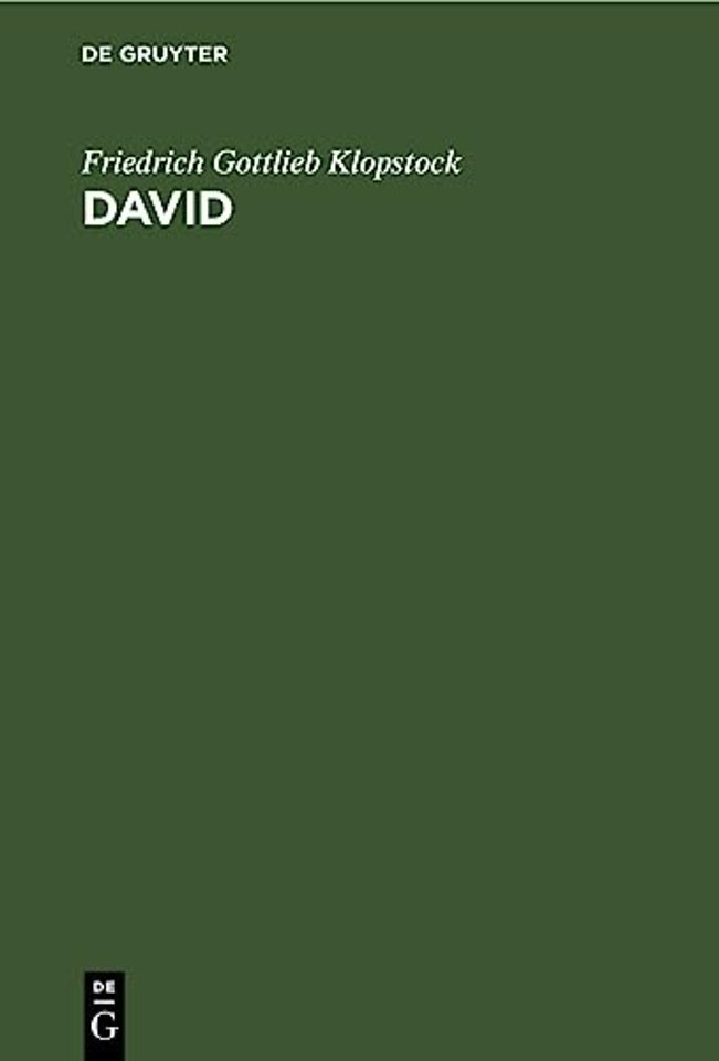 David – Ein Trauerspiel