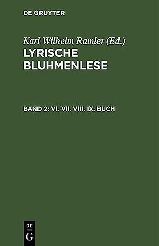 VI. VII. VIII. IX. Buch