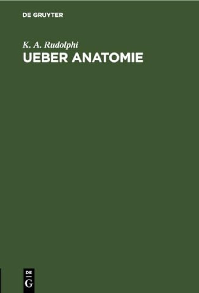 Ueber Anatomie