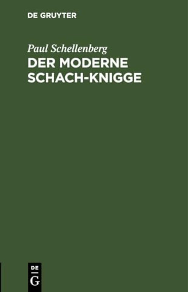 Der Moderne Schach-Knigge