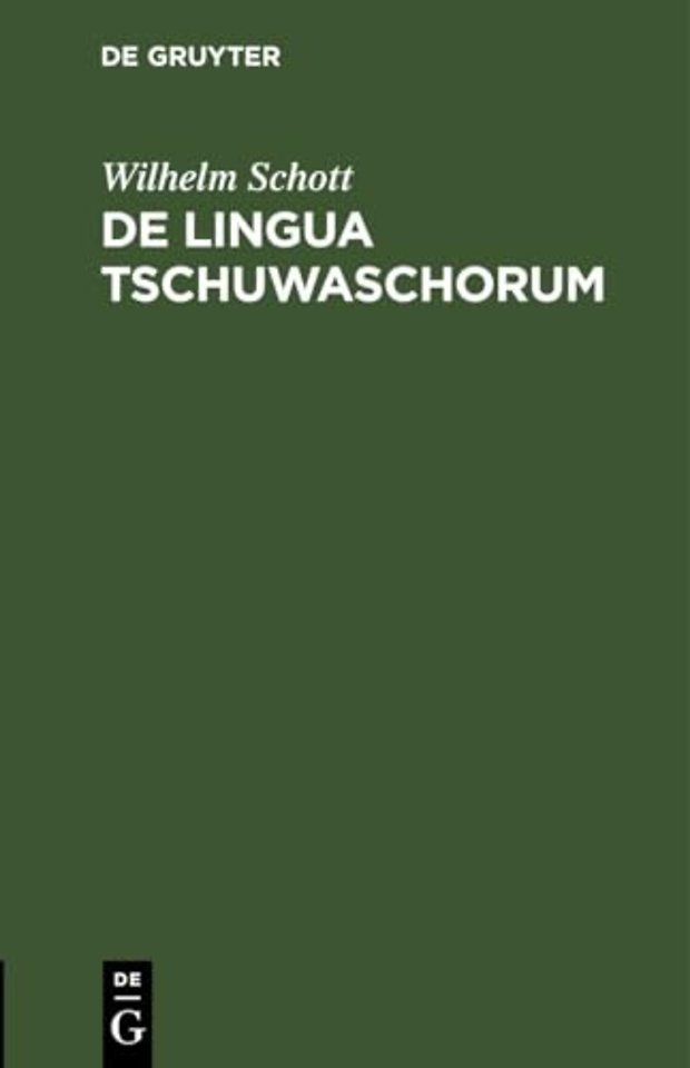 de Lingua Tschuwaschorum