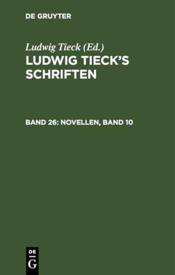 Novellen, Band 10