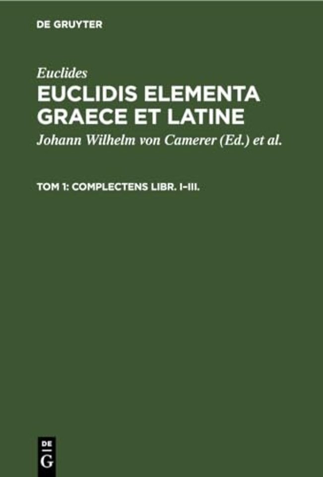Complectens Libr. I–III.