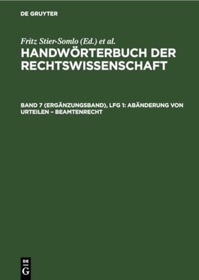 Abänderung von Urteilen – Beamtenrecht