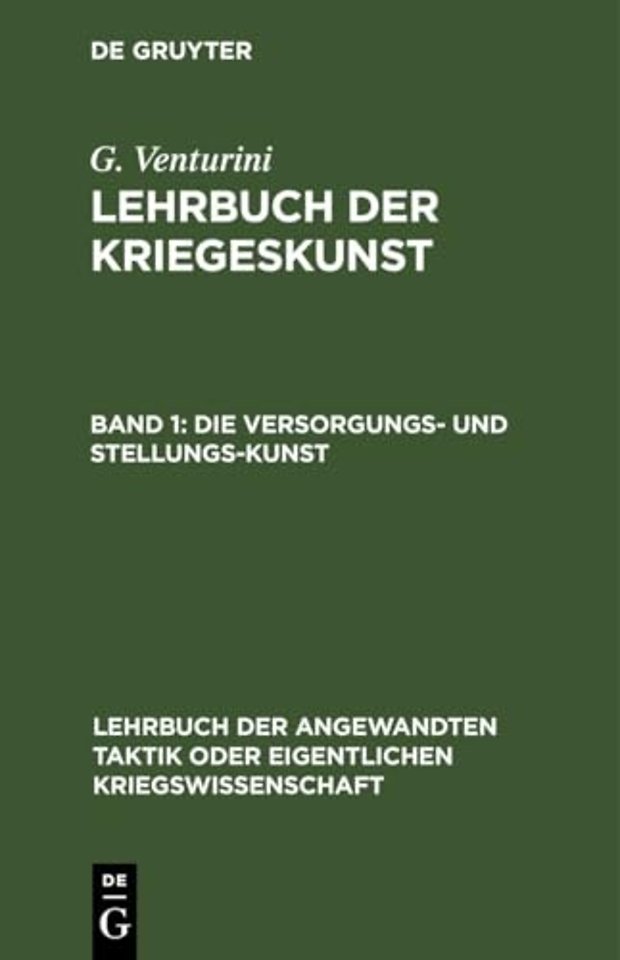 Die Versorgungs- Und Stellungs-Kunst