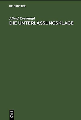 Die Unterlassungsklage