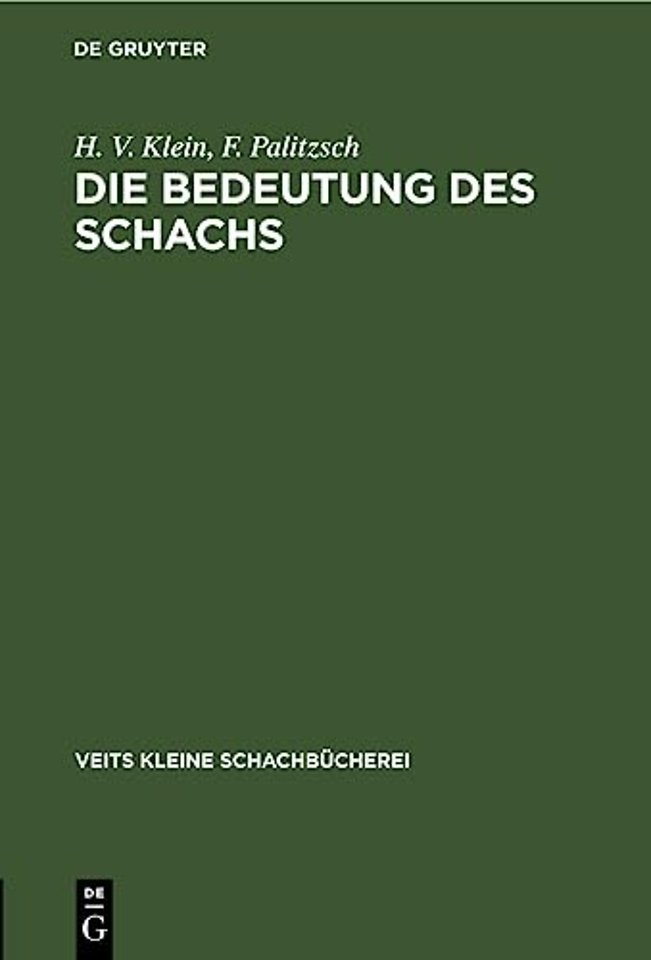 Die Bedeutung Des Schachs