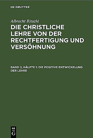 Die positive Entwickelung der Lehre