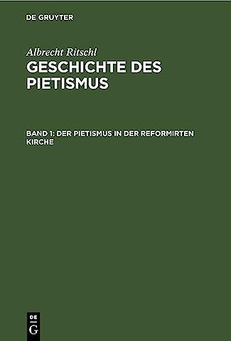 Der Pietismus in der reformirten Kirche
