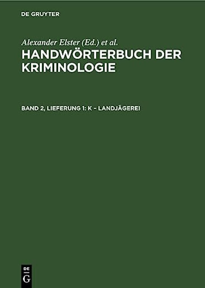 K – Landjägerei
