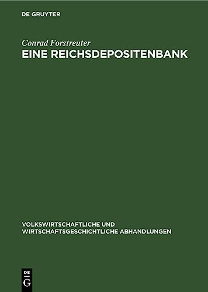 Eine Reichsdepositenbank