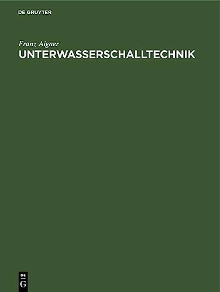 Unterwasserschalltechnik
