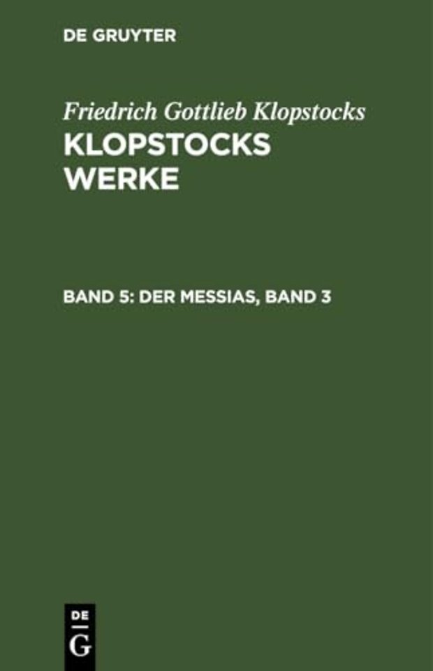 Der Messias, Band 3