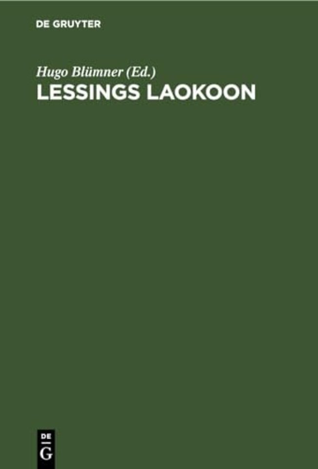 Lessings Laokoon