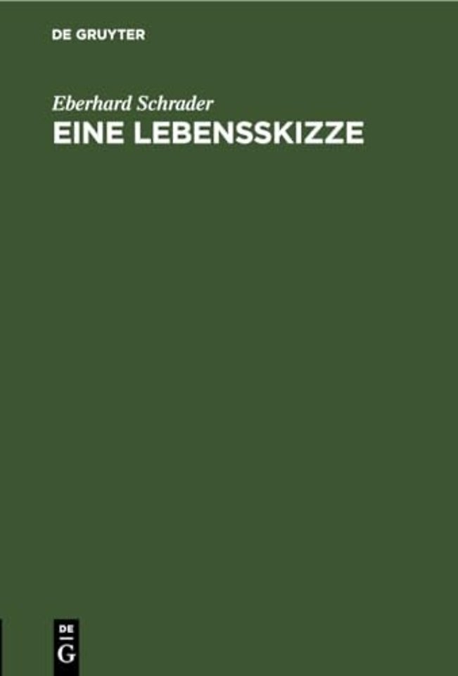 Eine Lebensskizze