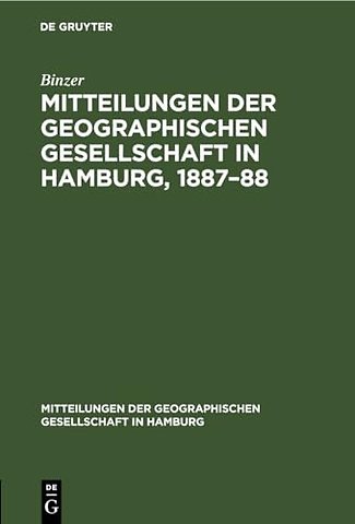 Mitteilungen der Geographischen Gesellschaft in – Heft 2: Die Ueberschwemmungen an der Unterelbe im Frühjahr 1888
