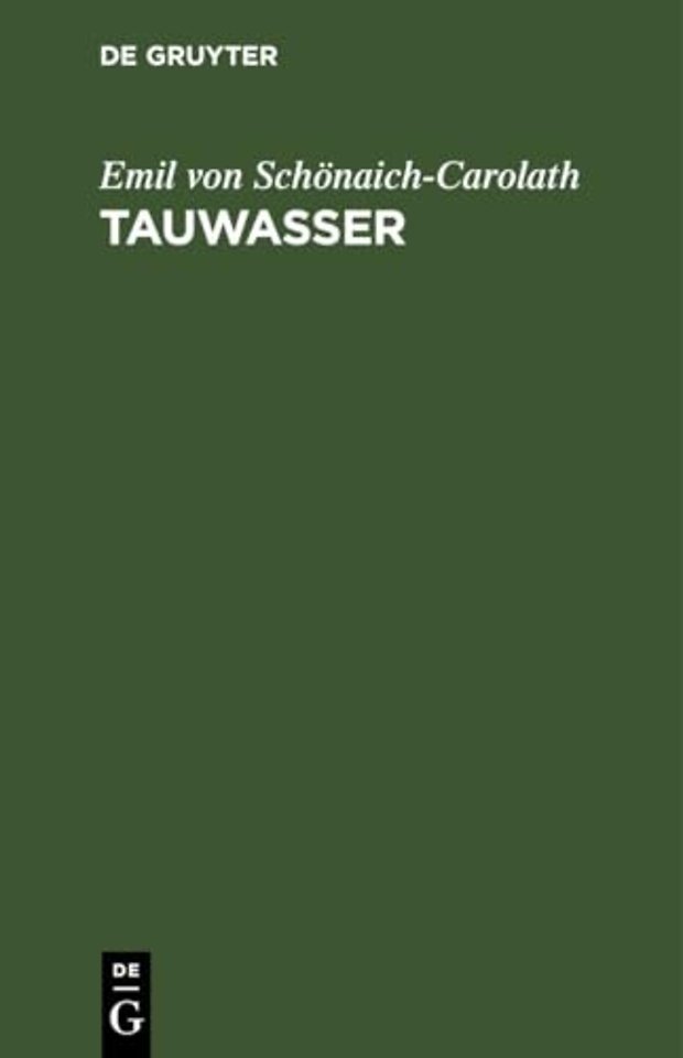 Tauwasser
