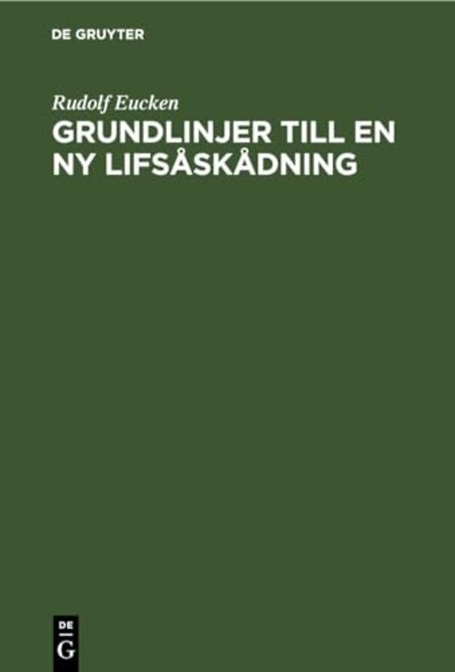 Grundlinjer Till En NY Lifsaskadning