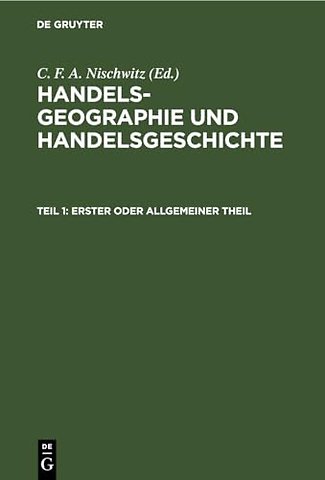 Erster oder allgemeiner Theil
