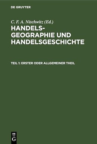 Erster oder allgemeiner Theil