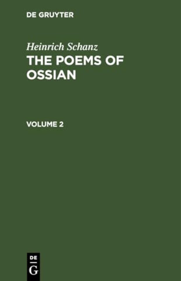 The Poems of Ossian. Volume 2
