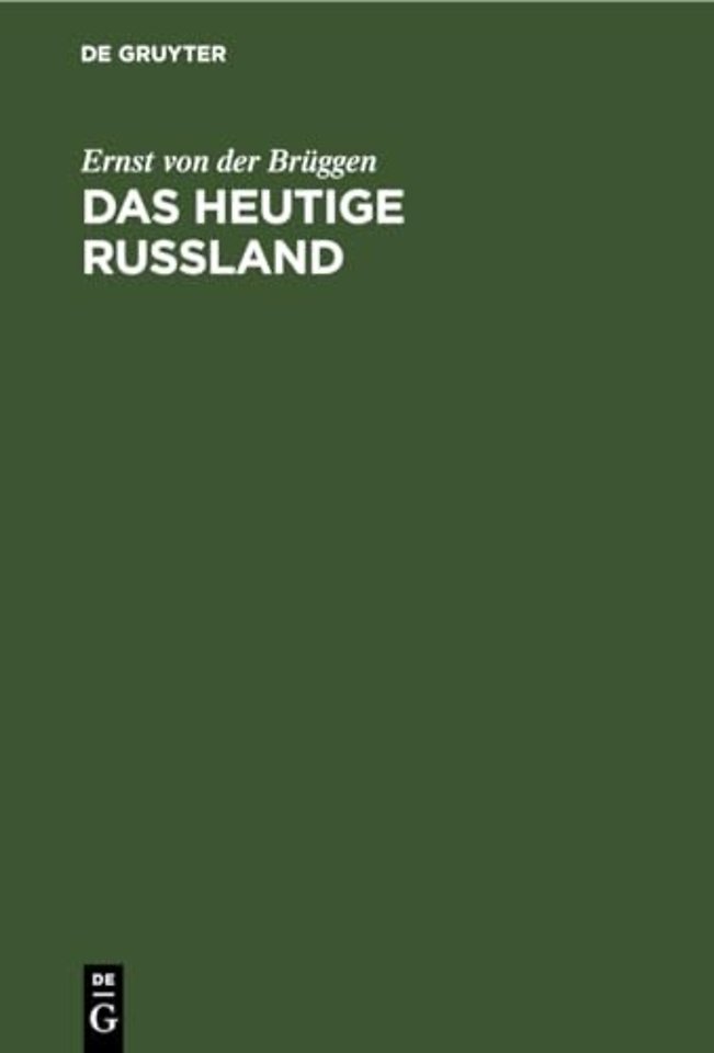 Das Heutige Russland