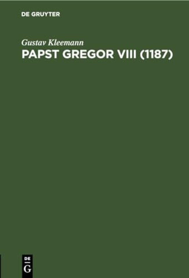 Papst Gregor VIII (1187)