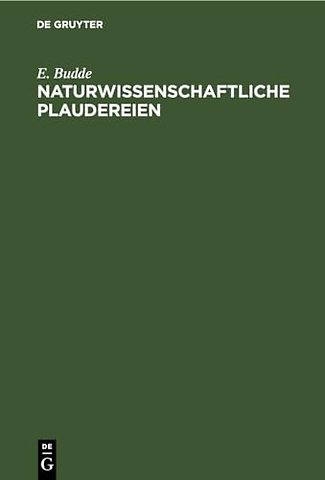 Naturwissenschaftliche Plaudereien