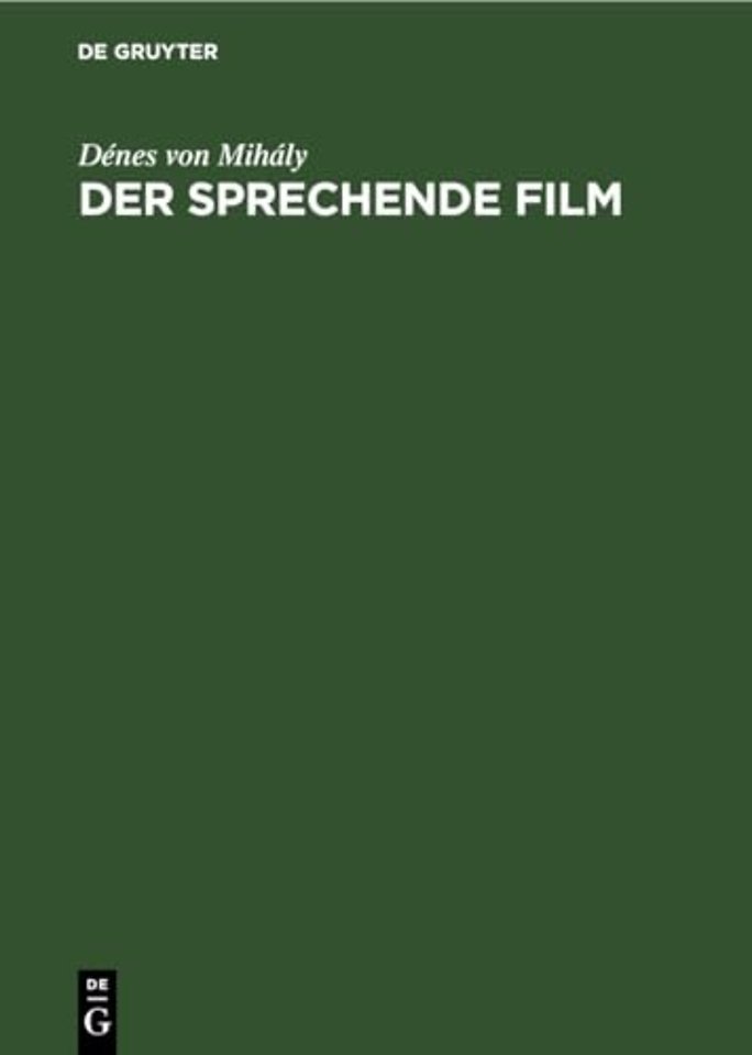 Der Sprechende Film