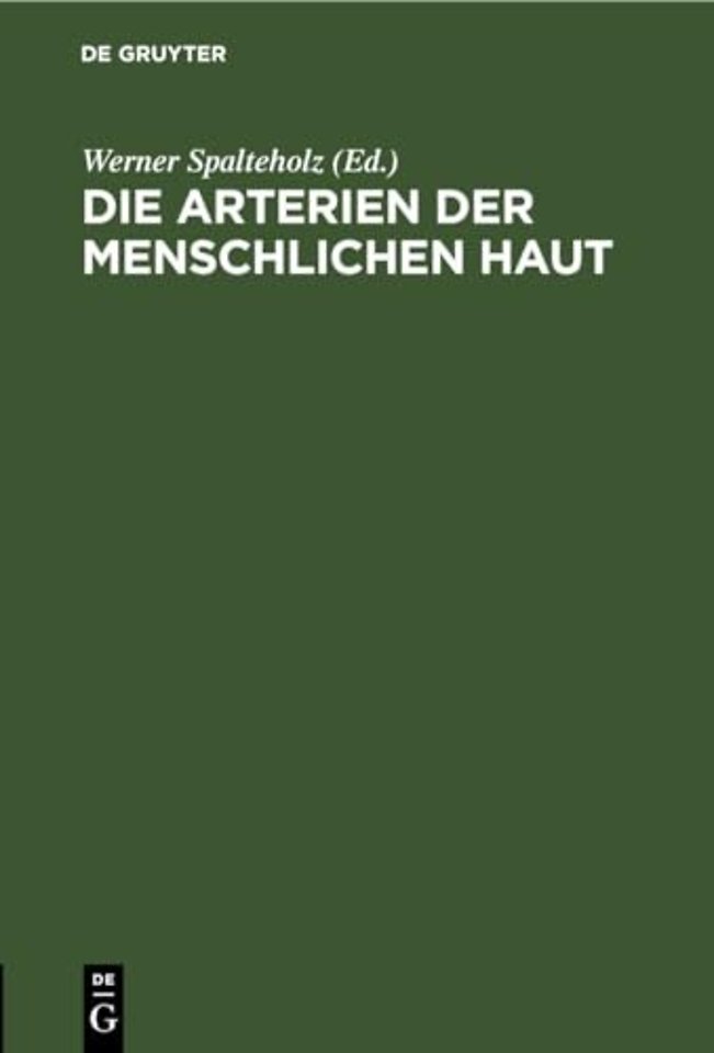 Die Arterien Der Menschlichen Haut