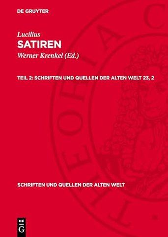 Lucilius: Satiren. Teil 2