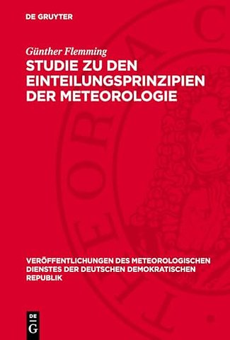 Studie zu den Einteilungsprinzipien der Meteorologie