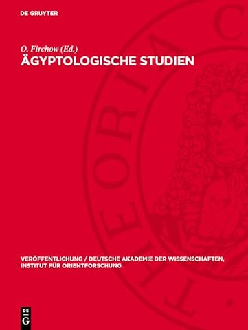 Ägyptologische Studien