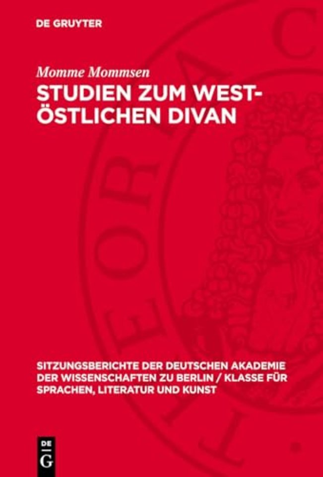 Studien zum west–östlichen Divan