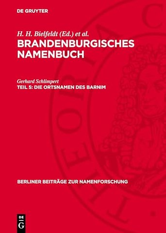 Die Ortsnamen des Barnim