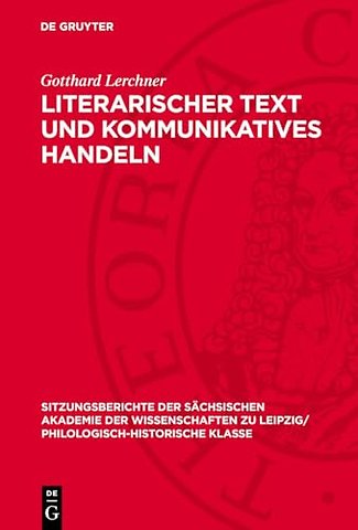 Literarischer Text und kommunikatives Handeln